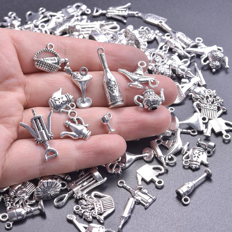 10 Stück/Los Verschiedene Metall Zufällige Mischung Pferd Schwert Kreuz Anhänger Charms Für Schmuckherstellung Zubehör DIY Ohrringe Armband Anhänger