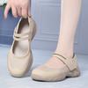 Breathable Mesh Summer Single Shoes, Women's Casual Shoes, Versatile Velcro Flat Shoes, Middle-aged and Elderly Shoes