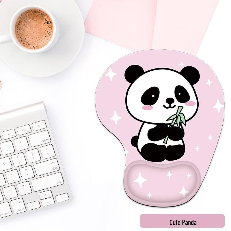 Cute Panda Ergonomic Wrist Rest Mouse Pad