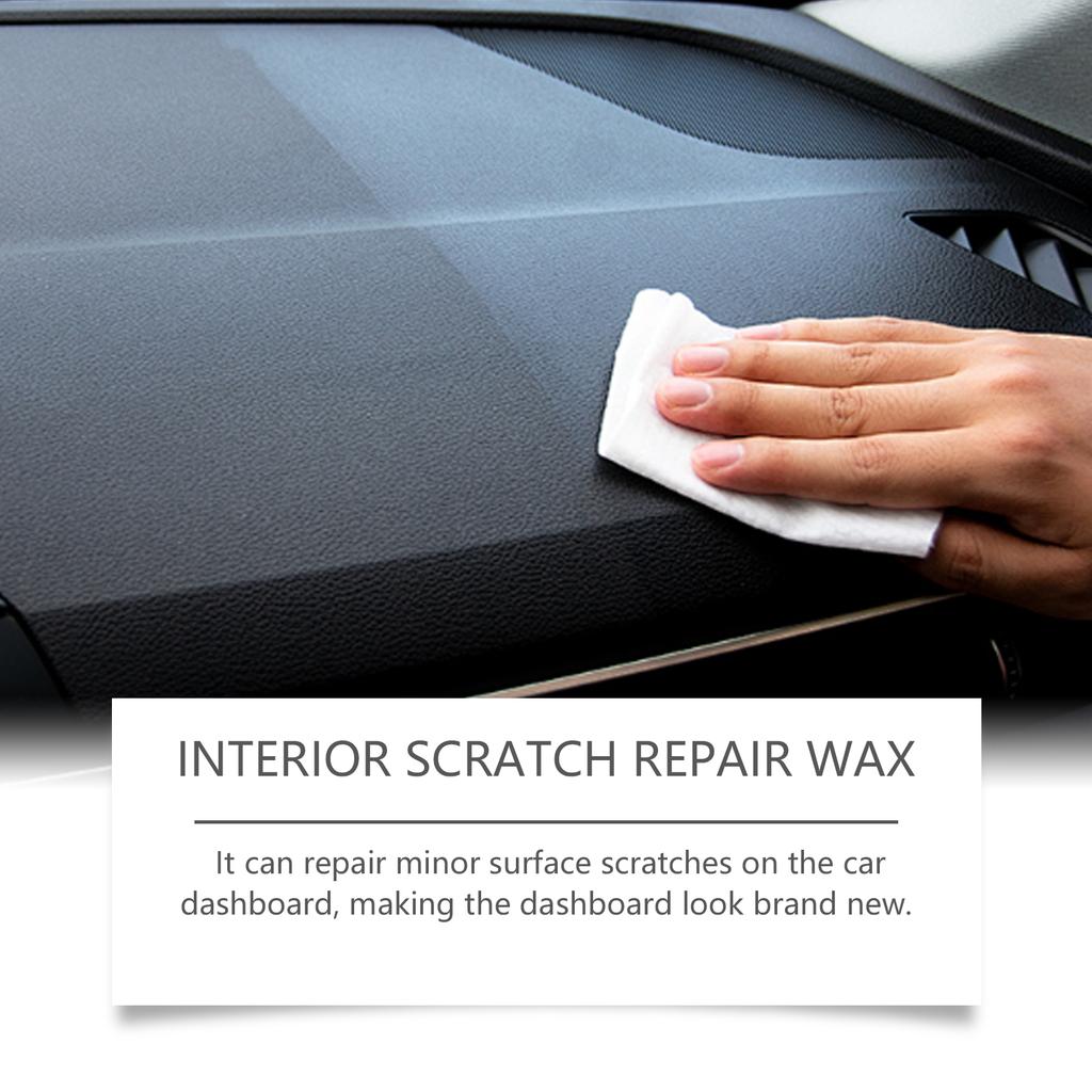 100G Car Interior Scratch Remover Polish Wax For Dashboard Plastic Trim Repair Restorer Detailing Cleaning Care