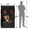 Nightmare On Elm Street Freddy Krueger Worst Nightmare Character Face Soft Touch Blanket