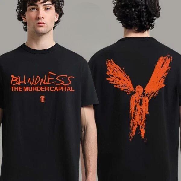 

The Murder Capital Blindness Orange Print Tee 2025 T-Shirt High-end Luxury Is for Both Men and Women Top 4XL