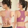 Plus Size Hollow Out Beautiful Back High Shockproof Sports Bra For Women Running Fitness