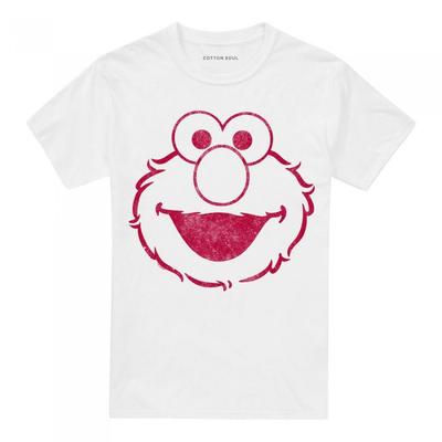 Sesame Street Unisex Adult Elmo Monkey T-Shirt