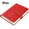 1Pcs Vintage A5 Leatherbound Notebook with Soft Cover and Bookmark Perfect for Business Meetings and University Life