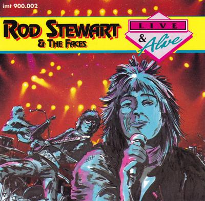CD ROD STEWART, FACES - Live USA IMT900002 Imtrat Germany Rock Used