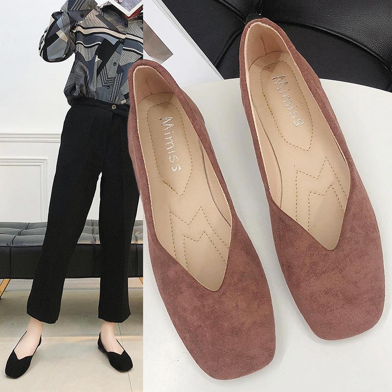 Single shoes women's flat bottom 2025 new soft sole spring and autumn evening evening evening autumn and winter shoes grandma black gentle beanie shoe
