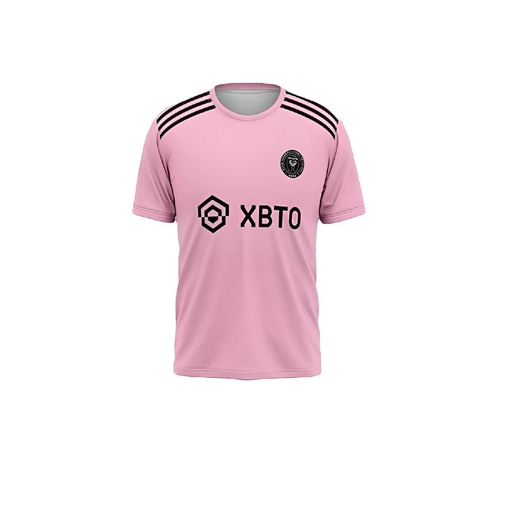 Messi Inter Miami Pink Adult Football Jersey