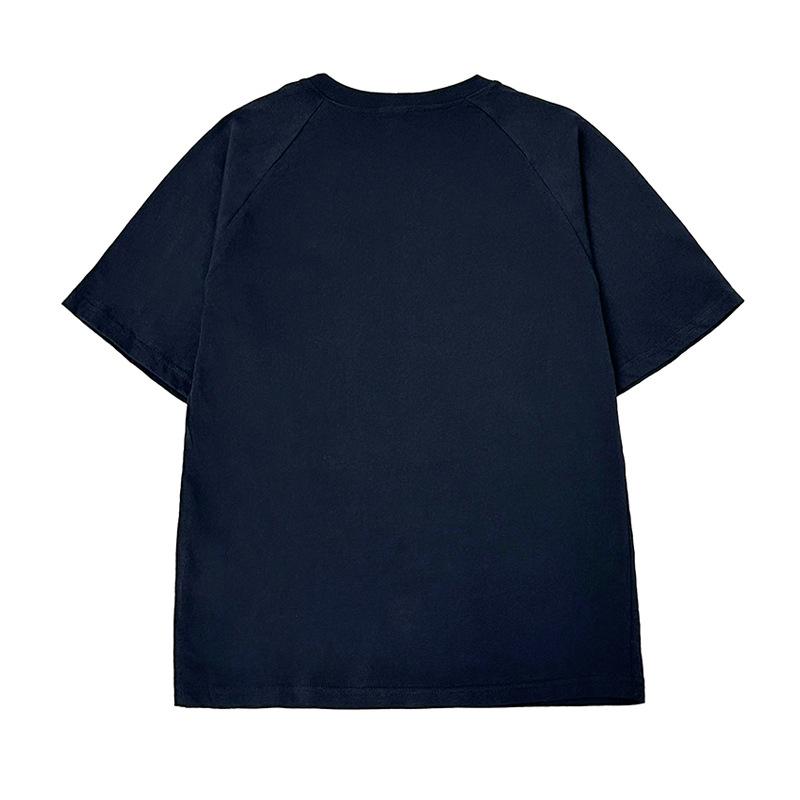 Trendy brand American short-sleeved T-shirt for men and women couples spring and summer heavy pure cotton loose casual versatile sports