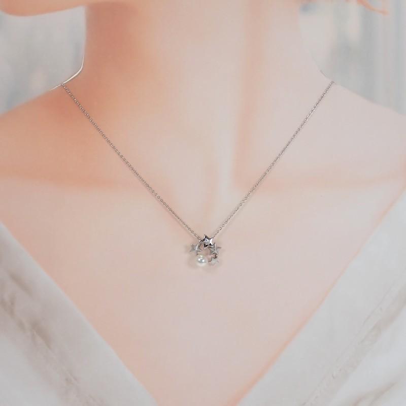 TASAKI Necklace K18 White gold/Akoya Pearl Women