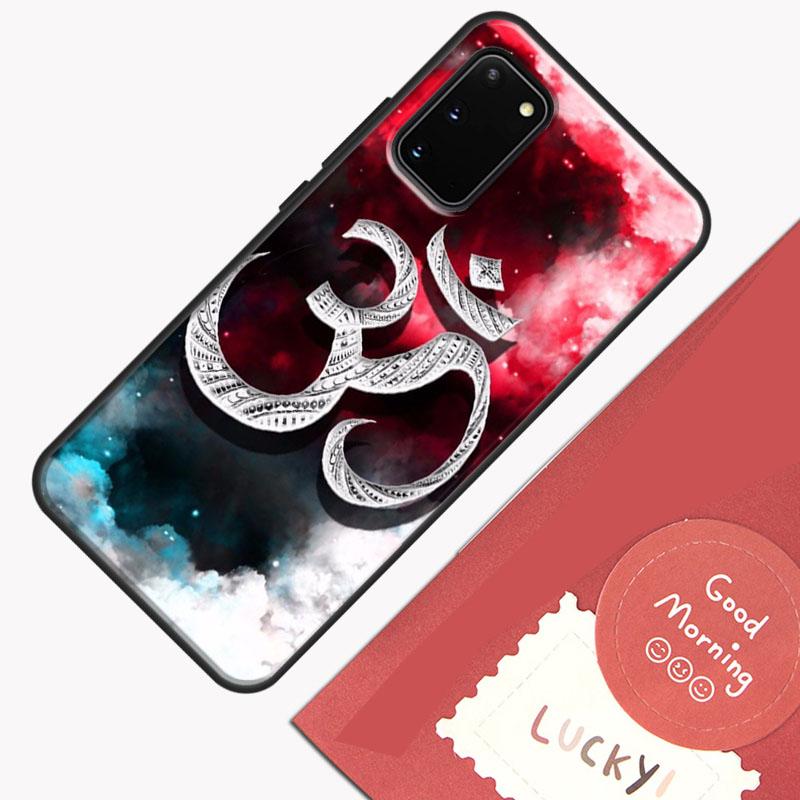 Yoga Om Hindu Symbol Phone Case For Samsung Galaxy S26 S25 S24 S20 S21 S22 S23 Ultra S10 Plus S25 FE Cover Shell