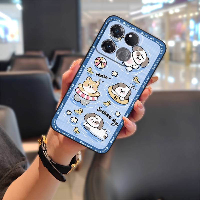 Cute Shockproof Phone Case For OnePlus/1+Ace 5G Racing Edition Silicone Protective Fashion Design Anti-dust Soft Case