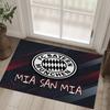 Design Bayernu Mnichov Křišťálový sametový koberec Útulný Ne?Protiskluzová tištěná předložka do ložnice, obývacího pokoje, předsíně