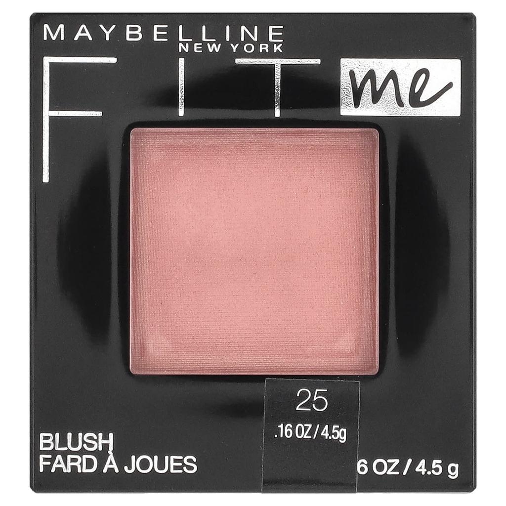 Maybelline Fit Me, Blusher, 25 Pink, 4.5g (0.16oz)