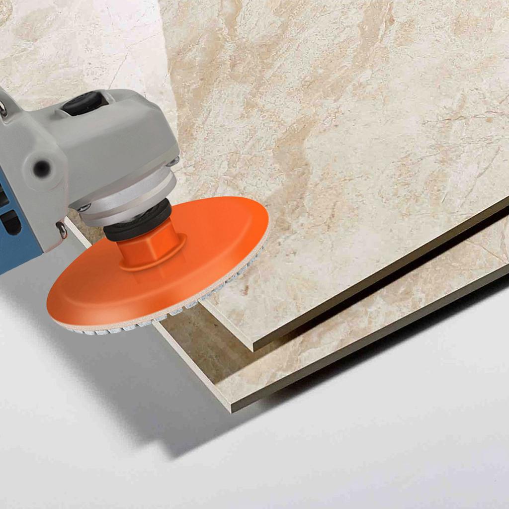 Angle Grinder Diamond Grinding Wheel for Tile Edges Finishing 80/100mm Resin Bonded Disc Durability Nylon Body