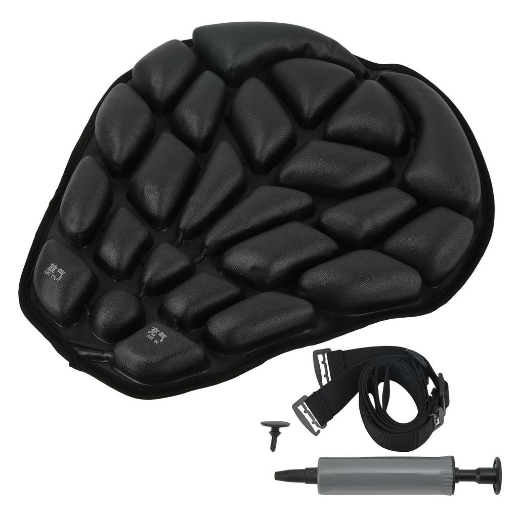Almofada de Assento de Ar para Motocicleta IP68 À Prova d'Água Alívio de Pressão Almofada de Assento Inflável Pressionável à Mão