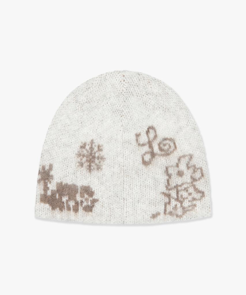 LMC Graphic Uncuffed Beanie Ivory