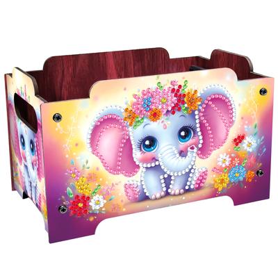 DIY Diamond Painting Rhinestones Decorative Storage Box Crystal Mosaic Storage Container Handmade Storage Clutch for Home Decor