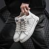Classic Men Crocodile Leather Shoes Mens Casual Flat Shoes Luxury Brand Large Size 48 Male High Top Sneakers zapatos para hombre