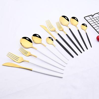 36 PCS Dinnerware Set Stainless Steel Flatware Party Dessert Fork Spoon Knife Tableware Kitchen Cutlery Set Service for 6