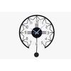 Luxurious Pendulum Metallic Analog Wall Clock for Home, Office, Living Room, Bedroom, Kids Room & Kitchen | Big Stylish Latest Home Decor