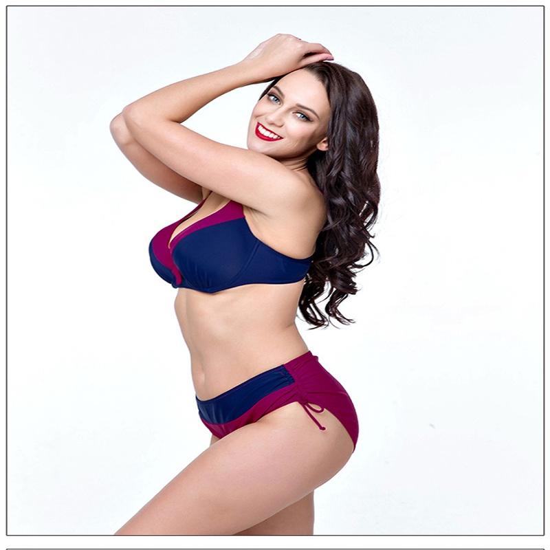 Premium Quality Fashion Women Sexy Bikini Solid Color Two Piece Split Swimsuit For Beach Fun