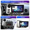 Radio auto Android pentru PONTIAC Vibe 2003 2004 pentru Toyota Corolla Matrix E140 2003 - 2008 Audio CarPlay GPS tracker