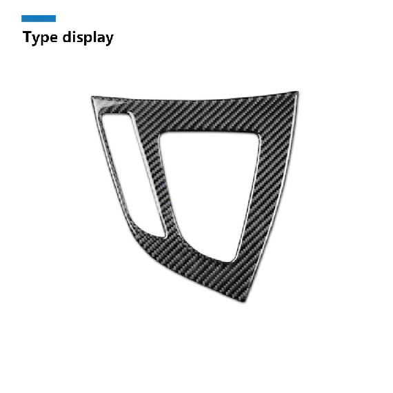 AIRSPEED for BMW F20 F21 LHD Car Interior Carbon Fiber Gear Shift Panel Cover Trim Car Stickers 1 Series 116i 118i Accessories