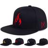 Flame Embroidery Baseball Cap Adjustable Cotton Snapback Hat Men Women Fashion Hip Hop Caps Trucker Hats Sports Casual Cap