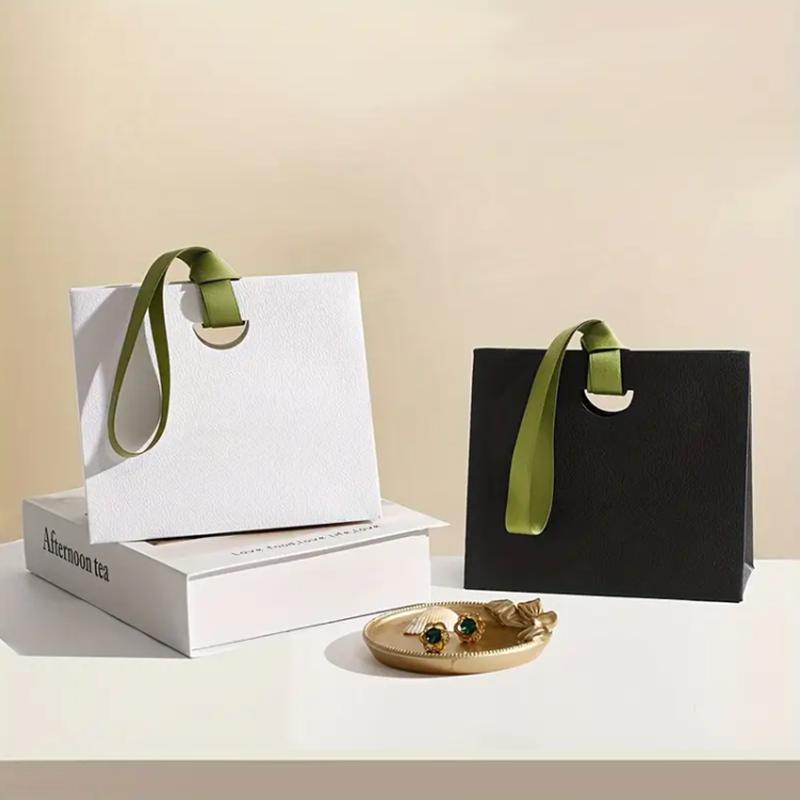 [5 Pieces Elegant Gift Bags] 5 Pieces Gift Bags - Premium Paper Tote Bags for Birthday Party Wedding Gift Wrapping.