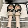 National Style Two-wearing Slippers Women's 2025 New Summer Thick-soled Non-slip Outer Wear Sandals Soft-soled with Skirts Roman Sandals