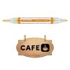 Wood Burning Pen Chemical Pyrography Marker Pen Safe Scorch Tool for DIY Projects Wood Painting Draft Pencil Dual Pen