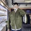 2025 Herren Stehkragen Arbeitsjacke, Koreanischer Stil Jugendliche Lässige Baseballjacke, Coole Trendige Marken Oberbekleidung.
