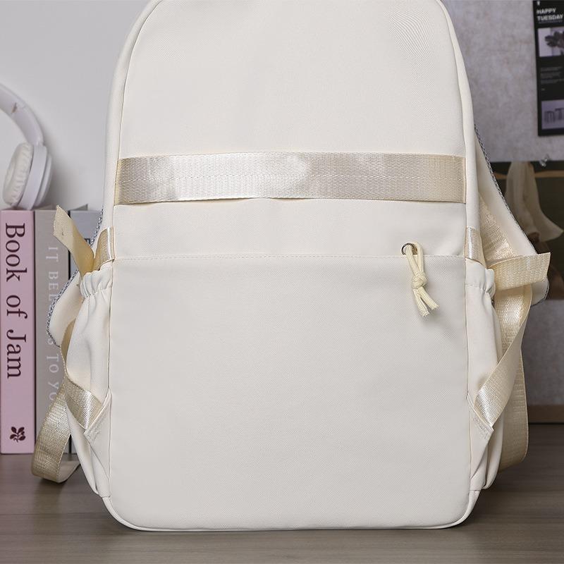 New high-value college style, fresh and sweet candy color, light backpack for junior high school students