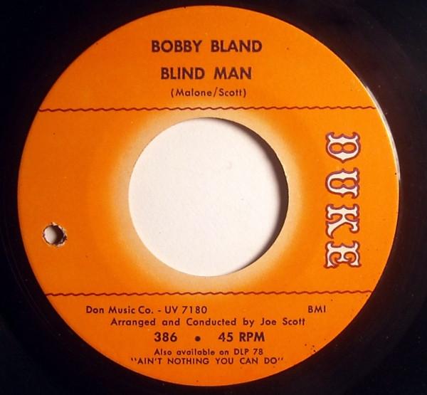 

7inch Record BOBBY BLAND - Blind Man / Black Night 386 Duke 1965 US Soul/Funk Used