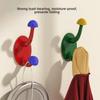 Creative Waterproof Self-Adhesive Hooks Punch-Free Heavy Duty Mushrooms Coat Rack Hooks Multi-Function Towel Hook Home Storage