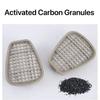 6001 Filter Cartridges Replacement for Gas Respirator, 2pcs Filter Cartridges + 2pcs Filter Covers+8pcs Filter Cottons, Apply to