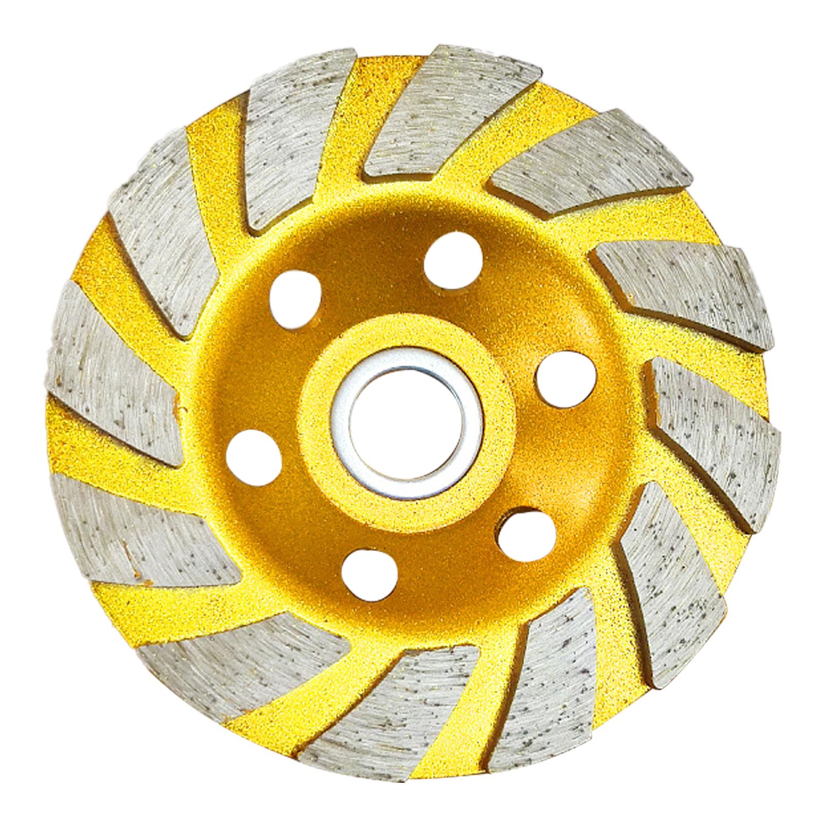 

Алмазный шлифовальный круг с чашкой, золотистый, 6 отверстий, двухрядный, износостойкий, для угловой шлифовальной машины, диск для гранита