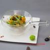 Handmade Glass Salad Bowls Creative Tableware Cooking Hollowware Specials Dry Ice Artistic Conception Molecular Delicacies Plate