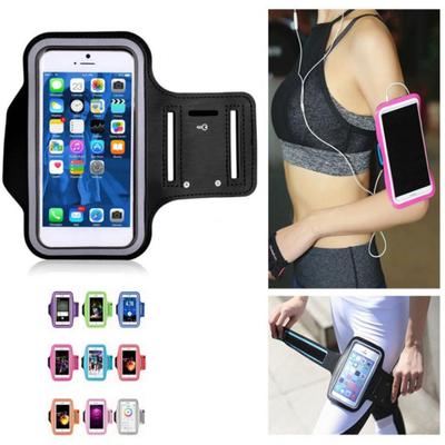 Running Armband Water Resistant Sports Phone Holder Case Adjustable Fitness Arm Band with Key