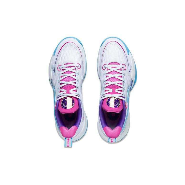 Li Ning Super Light V2 Cushioning Slip Resistant Abrasion Resistant Breathable Support Lightweight Rebound Low Top ABAT029-11