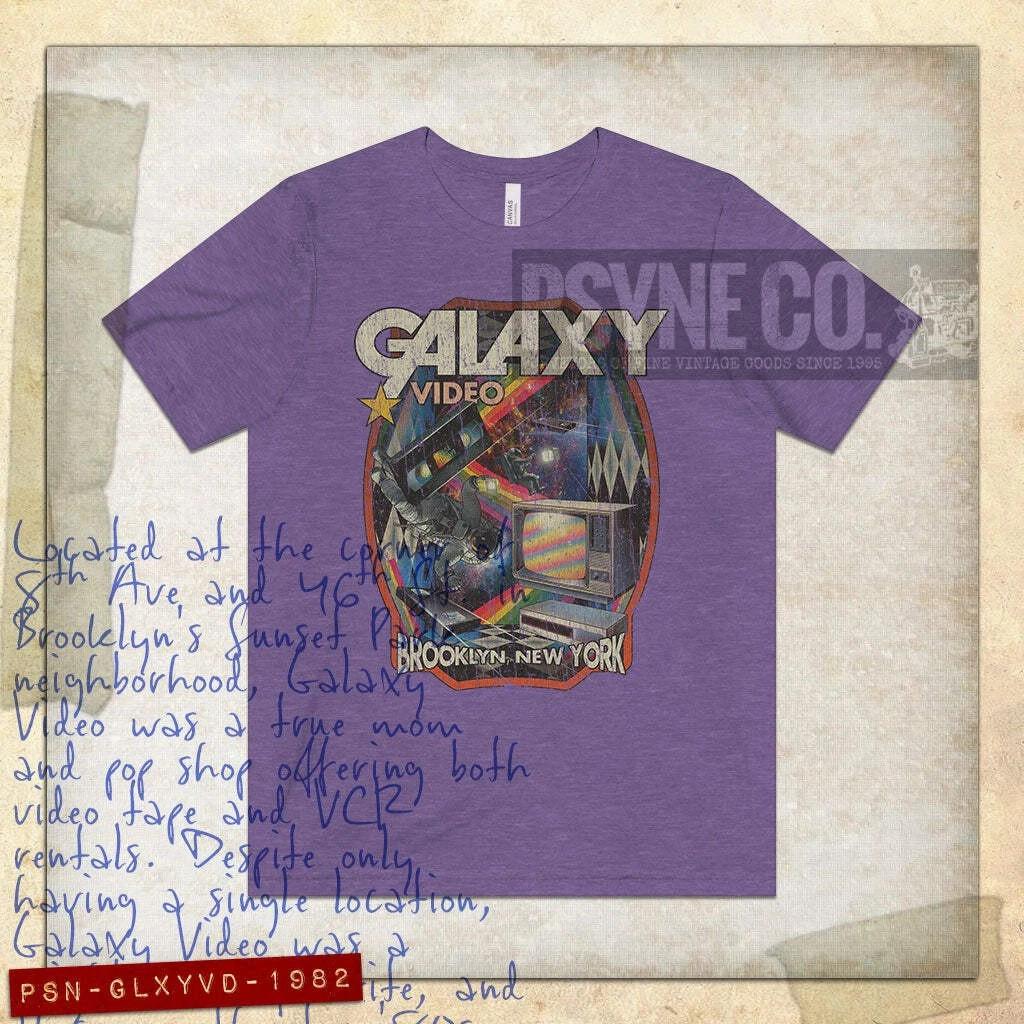 Galaxy Video Brooklyn 1982 Vintage Men s T shirt L