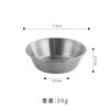 304 Stainless Steel Sauce Dish Bowl Round Tomato Sauce Dispenser Mini Plate oil Container BBQ Tableware Table Service