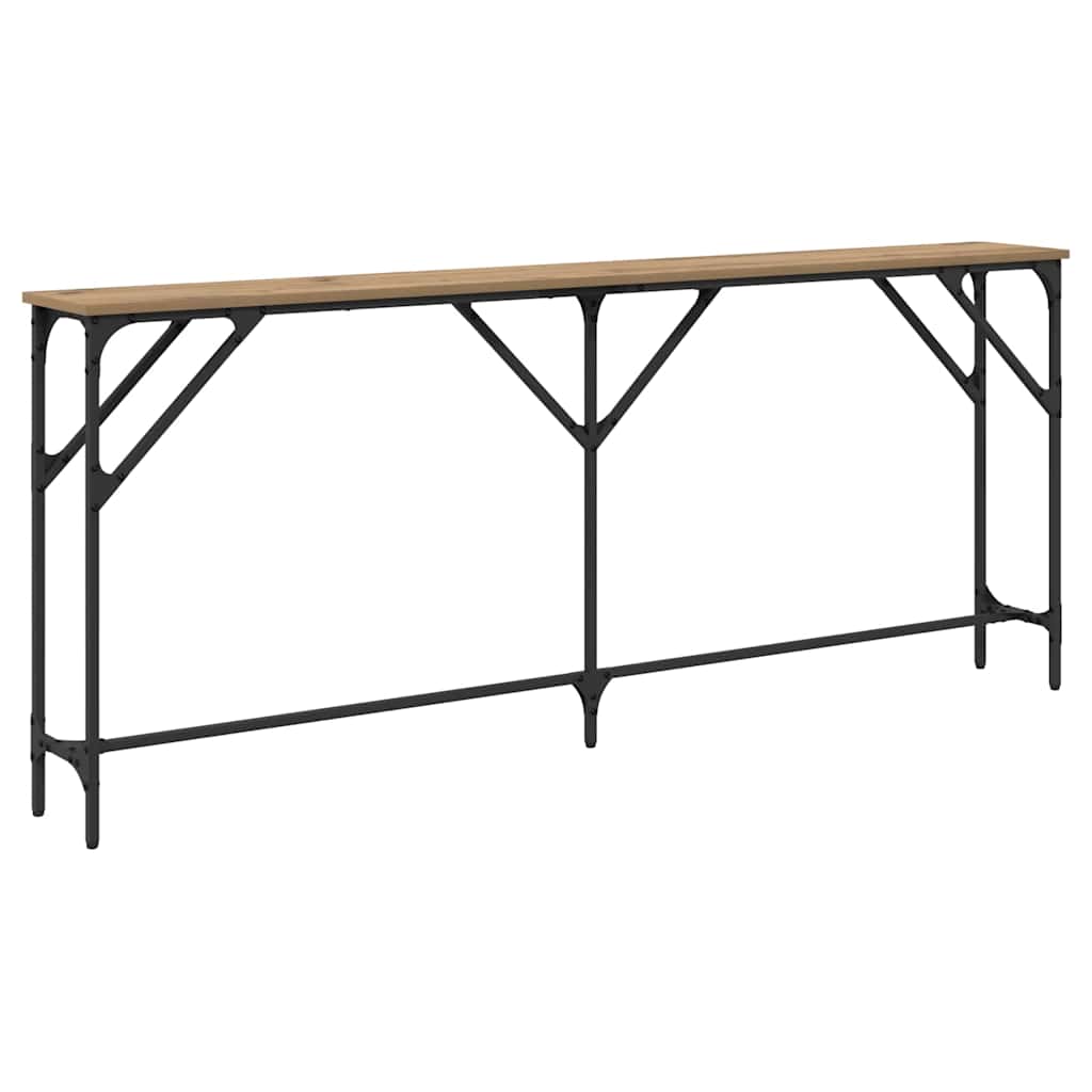Artisan Oak Console Table 180 x 23 x 75 cm