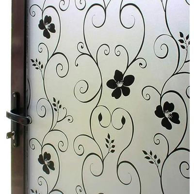 2/3/5M Mattierte Sichtschutzfolie für Fenster, Frosted Vinyl für Zuhause, Selbstklebend, Hitzeschutz, Fensterfolien-Aufkleber