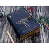Leather Journal Butterfly Leather Notepad Writing Notebook Sketchbook Blank Spell Book Poetry Notepad Book Traveling Book for Men Women Gift