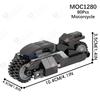Creative Series Motorcycle Model MOC Building Blocks Game Anime Movie Series Action Figure Vehicle Assembly Bricks Toys For Kids