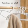 10Pcs Household Non-Slip Clothes Hangers, Thick Plastic Drying Rack - Household Garment Hanger for Heavy Clothing, No Slip