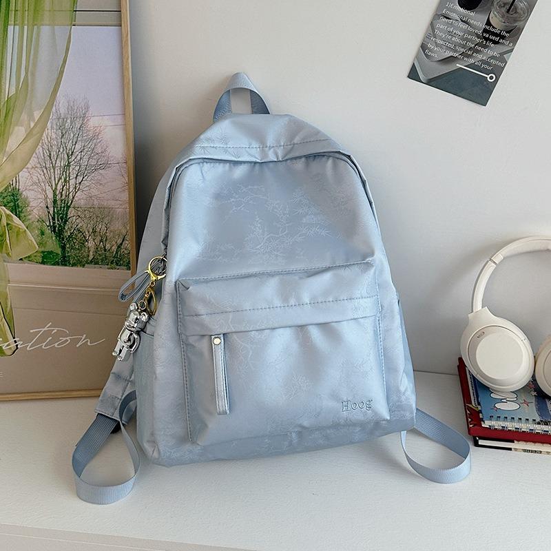 Casual versatile backpack women's new fresh and fashionable junior high school high school student schoolbag travel backpack