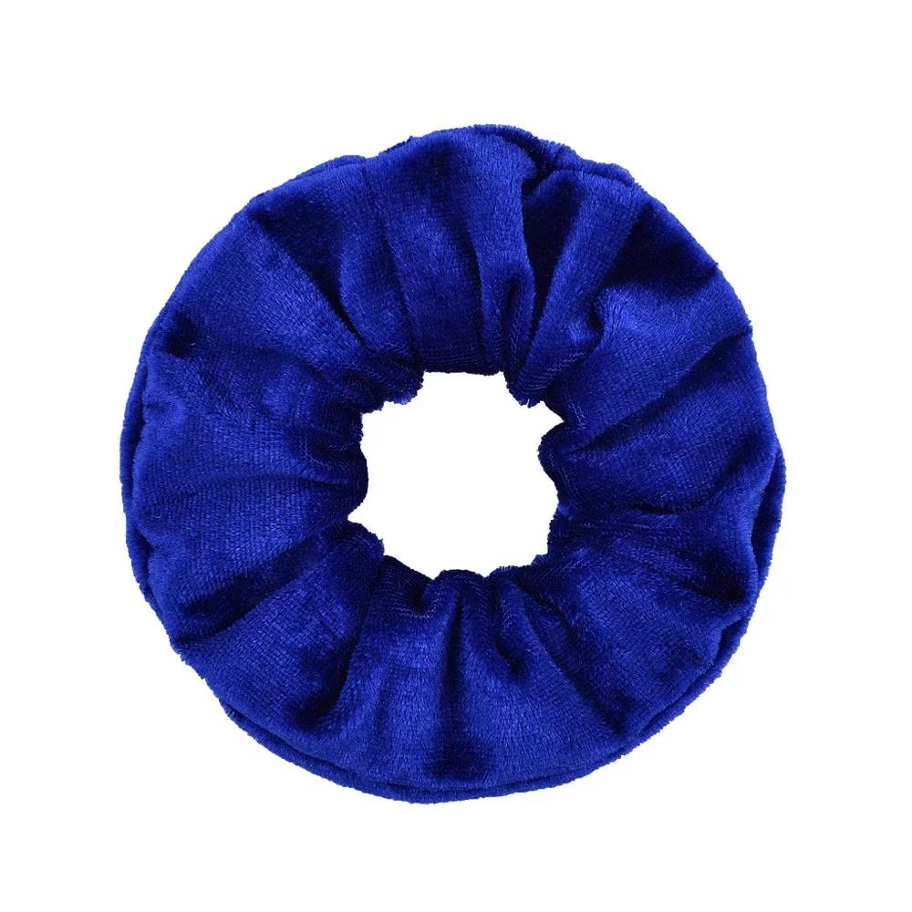 1 stuks Effen Kleuren Fluwelen Haar Scrunchies Dames Meisjes Paardenstaart Houder Hoofdband Elastische Haarbanden Haaraccessoires